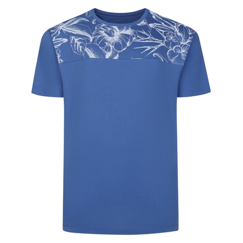 Bigdude – AOP – Cut-and-Sew-T-Shirt in Denim